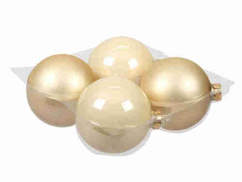 4 Christbaumkugeln 10cm Glas Weihnachtskugel Kugel Baumschmuck 100mm Weihnachten 