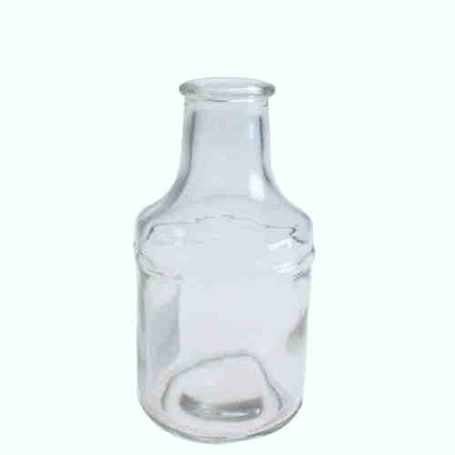 Glasflasche Glasvase H13cm Blumenvase Mini Vase Flaschenvase V�schen Fl�schchen