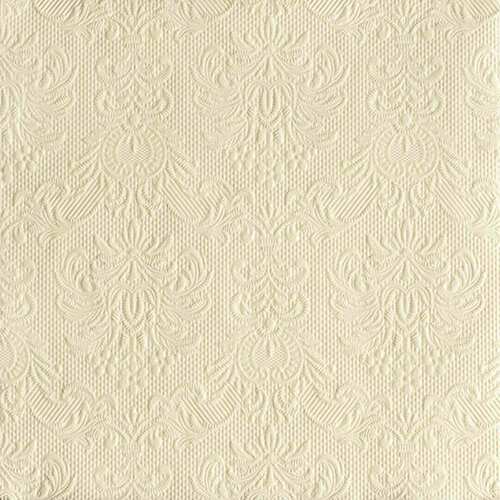 15 Servietten Elegance gepr�gt 40x40cm hochwertig Bl�te Ornament edel elegant 