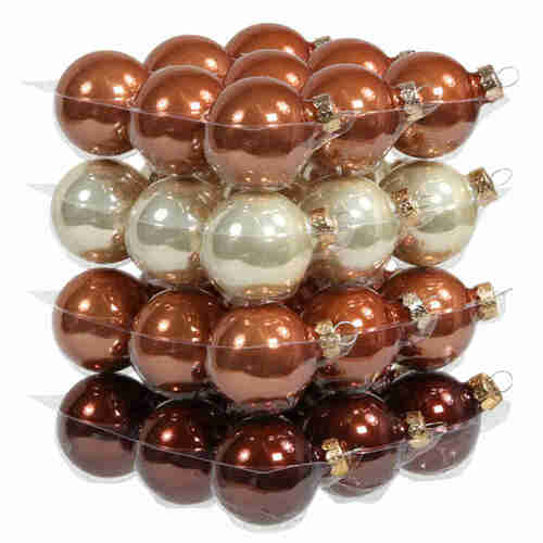 36 Christbaumkugeln Glas 4cm Weihnachtskugel Kugel 40mm Baumschmuck Weihnachten 