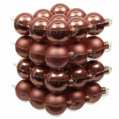 36 Christbaumkugeln Glas 4cm Weihnachtskugel Kugel 40mm Baumschmuck Weihnachten 