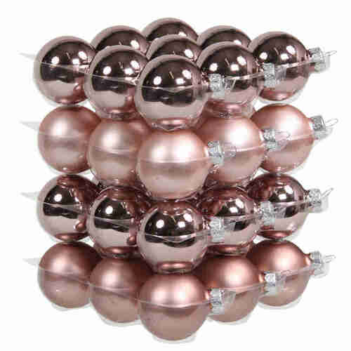 36 Christbaumkugeln Glas 4cm Weihnachtskugel Kugel 40mm Baumschmuck Weihnachten 
