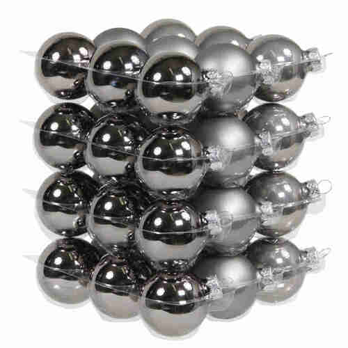 36 Christbaumkugeln Glas 4cm Weihnachtskugel Kugel 40mm Baumschmuck Weihnachten 