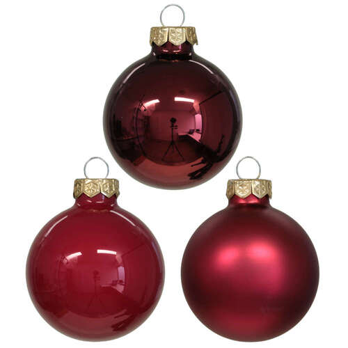 8 Weihnachtskugeln Glas 80mm Christbaumkugel Baumschmuck Weihnachten 8cm