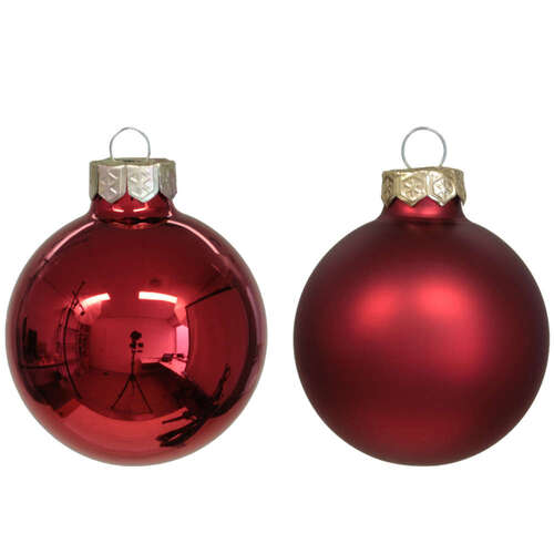 8 Weihnachtskugeln Glas 80mm Christbaumkugel Baumschmuck Weihnachten 8cm