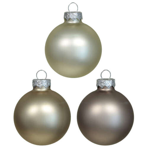 16 Weihnachtskugeln Glas 30mm Christbaumkugel Baumschmuck Weihnachten 3cm