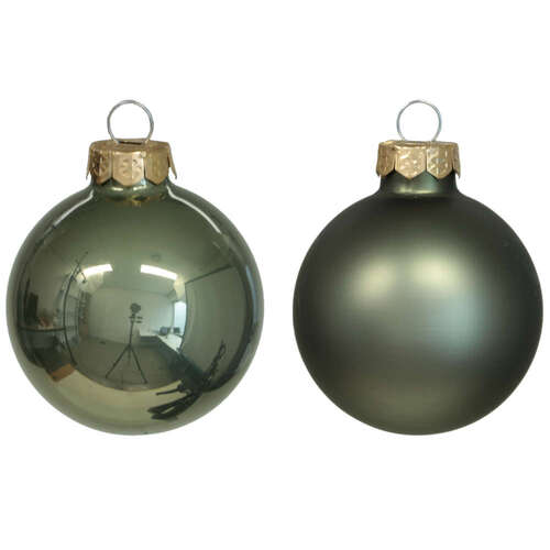 16 Weihnachtskugeln Glas 30mm Christbaumkugel Baumschmuck Weihnachten 3cm