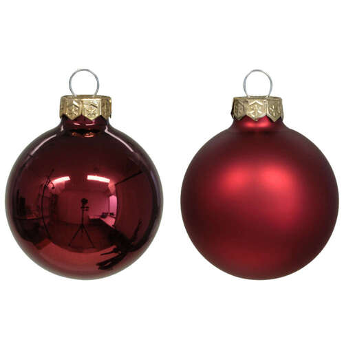 30 Weihnachtskugeln Glas 57mm Christbaumkugel Baumschmuck Weihnachten 5,7cm 