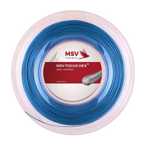 MSV Focus HEX 200m Tennissaite co-poly Kontrolle+Spin 
