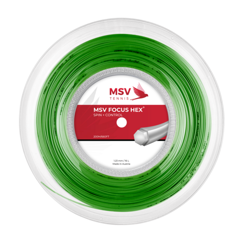 MSV Focus HEX 200m Tennissaite co-poly Kontrolle+Spin 
