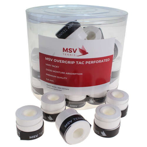MSV TAC PERFORATED Overgrip perforiert 0,6mm Griffband Tennis Squash Badmington
