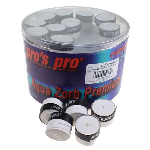 pros pro AQUA ZORB Premium Overgrip Tennis Squash Badmington Griffband 