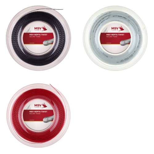 MSV Hepta Twist 200m Tennissaite co-poly Power+Spin