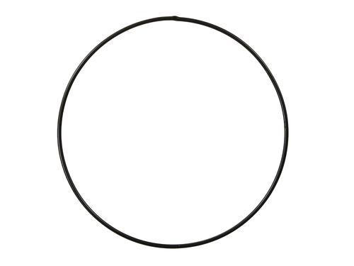 Metallring 40cm schwarz Draht 4mm Metallreifen Drahtring Traumf�nger Mobile