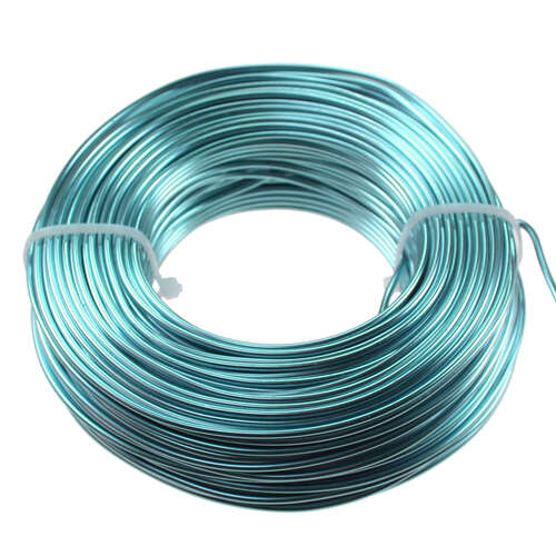 60m Aluminiumdraht  2mm Aludraht Basteldraht Dekodraht Schmuckdraht 