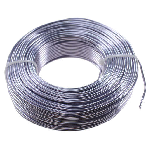 60m Aluminiumdraht  2mm Aludraht Basteldraht Dekodraht Schmuckdraht 