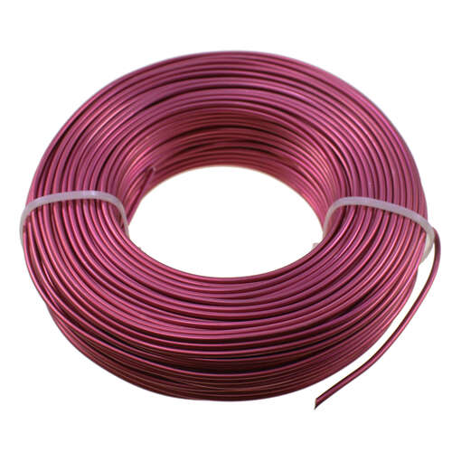 60m Aluminiumdraht  2mm Aludraht Basteldraht Dekodraht Schmuckdraht 