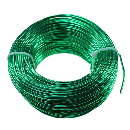 60m Aluminiumdraht  2mm Aludraht Basteldraht Dekodraht Schmuckdraht 