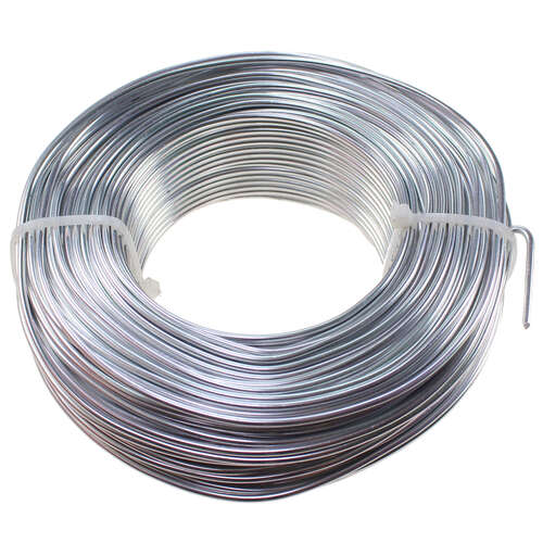 60m Aluminiumdraht  2mm Aludraht Basteldraht Dekodraht Schmuckdraht 