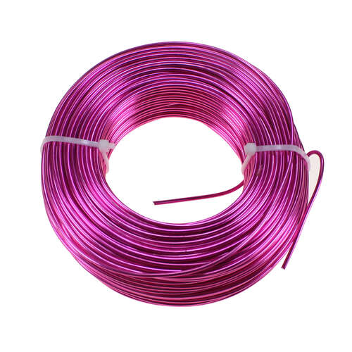 60m Aluminiumdraht  2mm Aludraht Basteldraht Dekodraht Schmuckdraht 