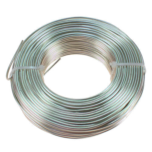 60m Aluminiumdraht  2mm Aludraht Basteldraht Dekodraht Schmuckdraht 