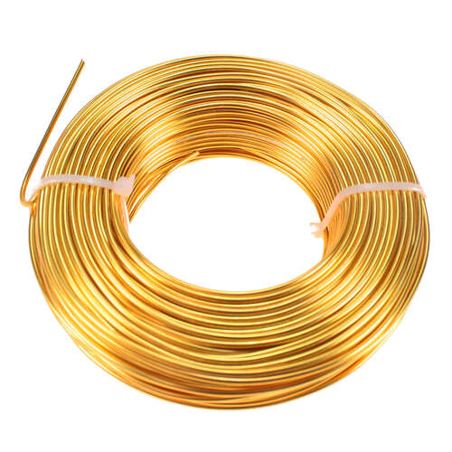 60m Aluminiumdraht  2mm Aludraht Basteldraht Dekodraht Schmuckdraht 