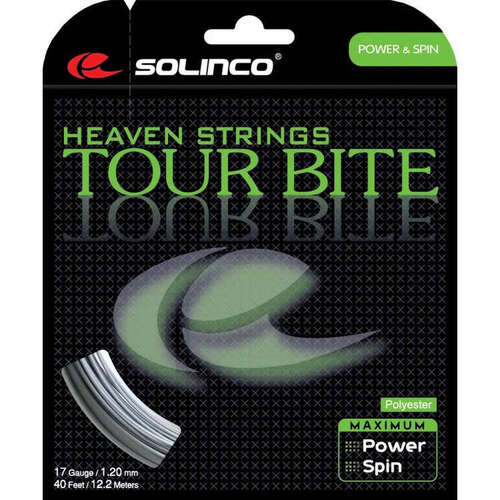 12m Solinco Tour Bite Polyestersaite Spin + Kontrolle