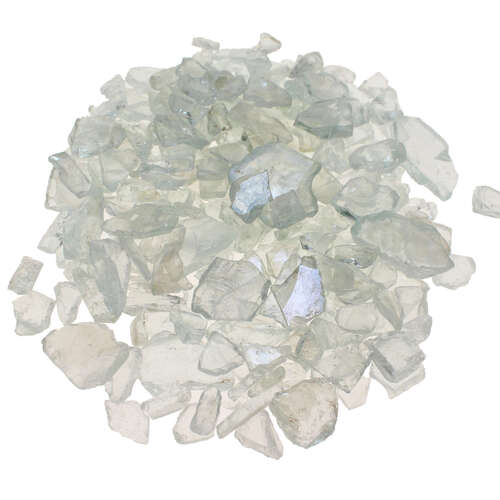 1kg Glasscherben Crusheis Dekoeis 25-30mm klar Glasbruch  Glas