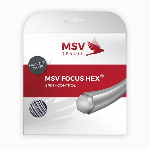 12m MSV Focus HEX Ultra Tennissaite co-poly Kontrolle+Spin