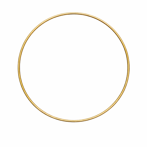 Metallring 40cm gold Draht 4mm Metallreifen Drahtring Traumf�nger Mobile