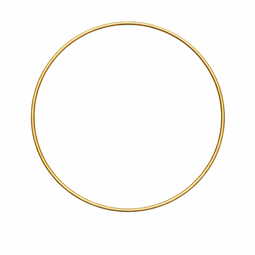 Metallring 30cm gold Draht 4mm Metallreifen Drahtring Traumf�nger Mobile
