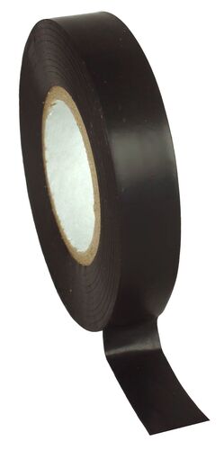 Griffabschlussband 20 m 12 mm schwarz Tennis Badminton Squash PVC Klebeband