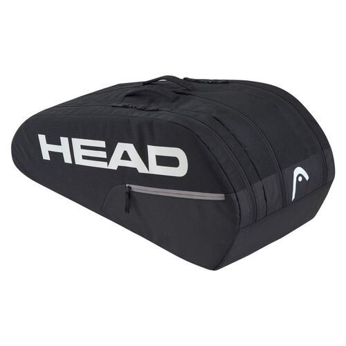 HEAD Base Racquet Bag L Schwarz Tennistasche 9 Schl�ger Rucksackfunktion 60 Liter