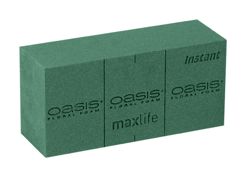 20 OASIS INSTANT Maxlife Steckschaum Ziegel Frischblumen universal 23 cm