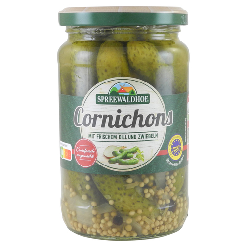 Cornichons vom Spreewaldhof (370 ml Glas)