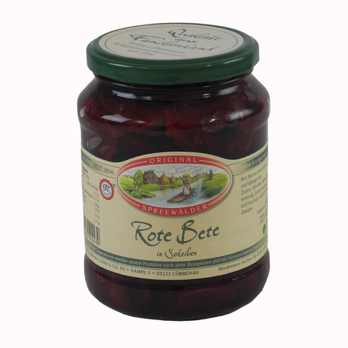 Kr�germanns Original Spreew�lder Rote Beete in Scheiben (720 ml Glas)