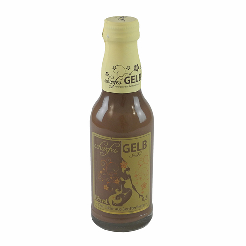scharfes GELB Schoko (Likr / 0,2 l / 15 % vol.)