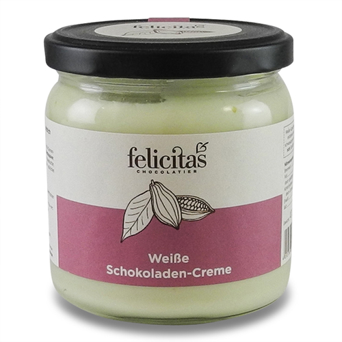 Wei�e Schokoladen-Creme von der Confiserie Felicitas (400 g)