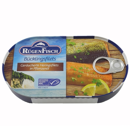 B�cklingsfilets in feinem Pflanzen�l und eigenem Saft (200g)