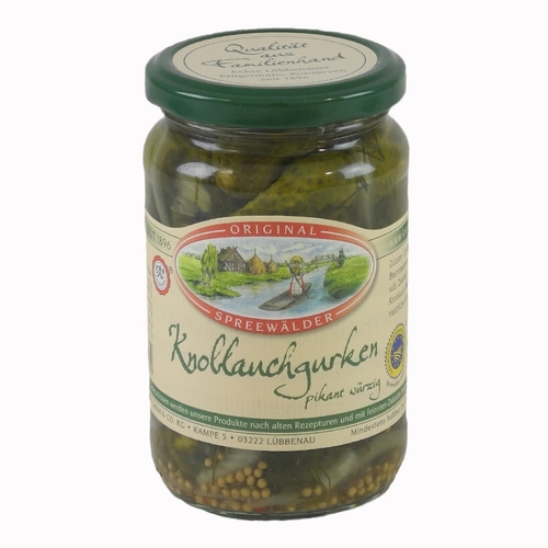 Kr�germanns Original Spreew�lder Knoblauchgurken (370 ml Glas)
