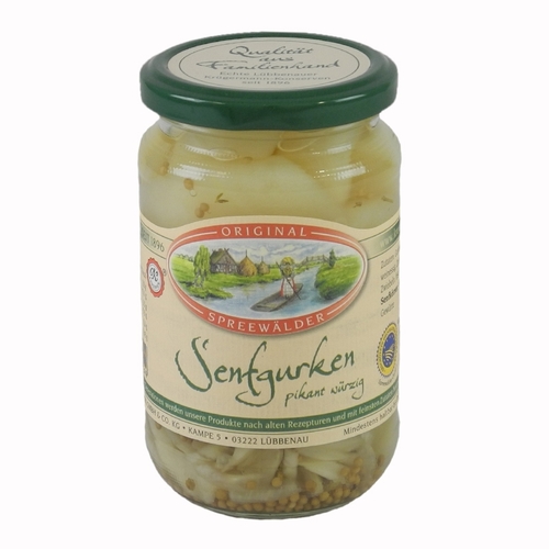 Kr�germanns Original Spreew�lder Senfgurken (370 ml Glas)