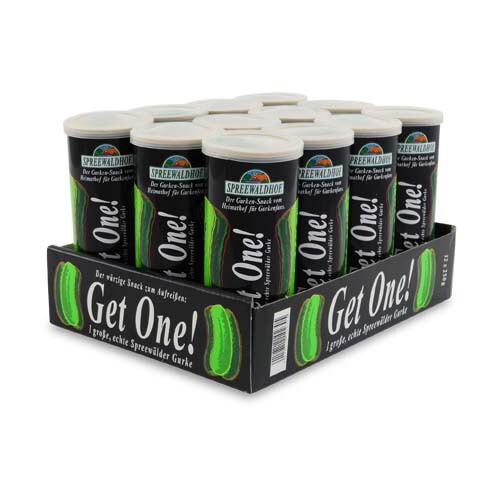 Gurken Snack Get One - Die Gew�rzgurke aus der Dose (12 x 1 Gurke / 100 g)