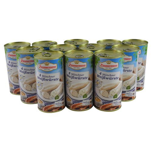 M�nchner Wei�w�rste 12er Pack (12 Dosen � 4 St�ck / 250 g)