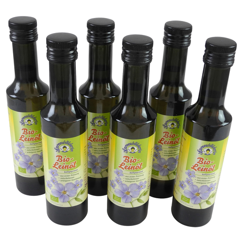 BIO Lein�l kaltgepresst Spreew�lderin 6er Pack (6 Flaschen � 250 ml)