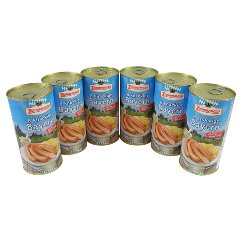 Knackige Bayern 6er Pack (6 Dosen � 8 St�ck, 250 g)