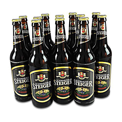 Dresdner Schwarzer Steiger (Schwarzbier / 12 Flaschen � 0,5 l / 5,0 % vol.)