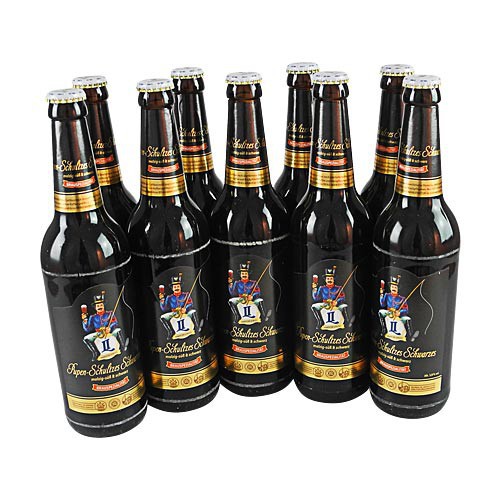 Pupen-Schultzes Schwarzes (Schwarzbier / 9 Flaschen � 0,5 l / 3,9% vol.)