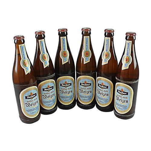 Tucher Helles Hefeweizen (6 Flaschen � 0,5 l / 5,2 % vol.)