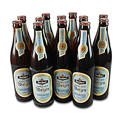 Tucher Helles Hefeweizen (12 Flaschen � 0,5 l / 5,2 % vol.)