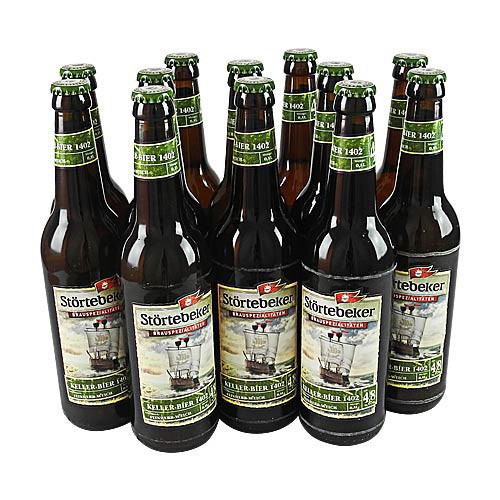 Strtebeker BIO Keller Bier 1402 (12 Flaschen  0,5 l / 4,8 % vol.)